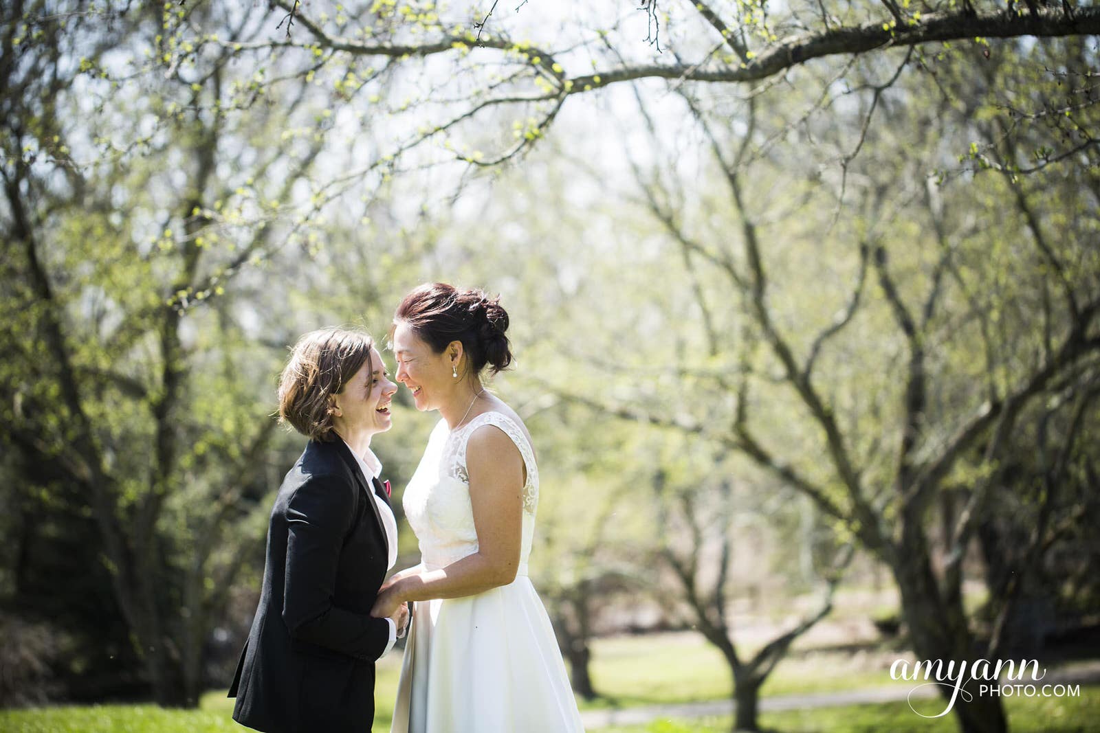 columbus ohio same-sex elopement park of roses wedding