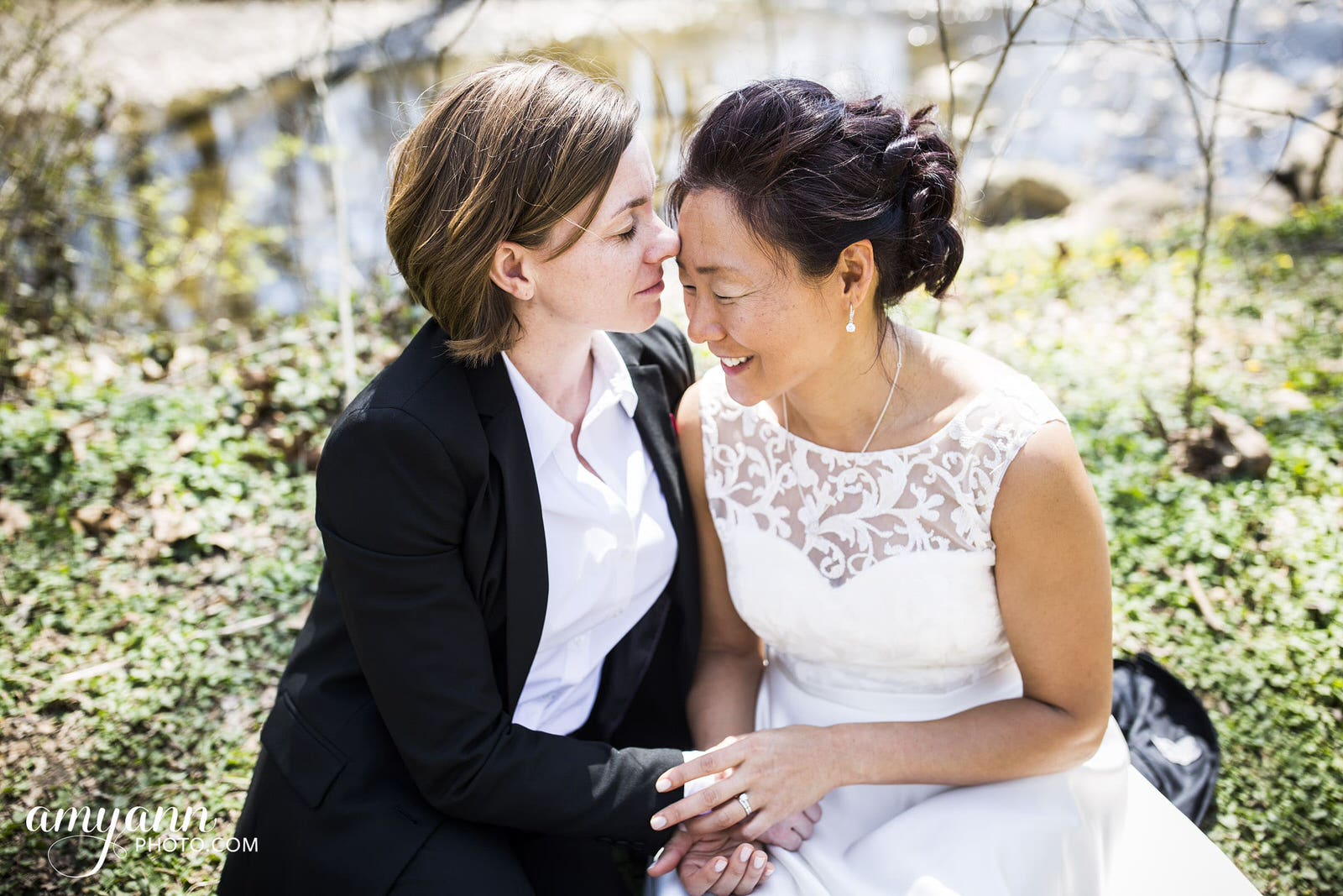 columbus ohio same-sex elopement park of roses wedding