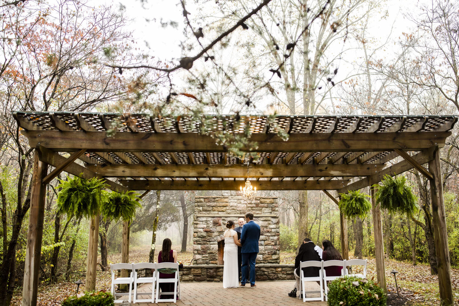 Hocking Hills Wedding Chapel Fall Elopement: Kate + Jacob – Amy Ann 